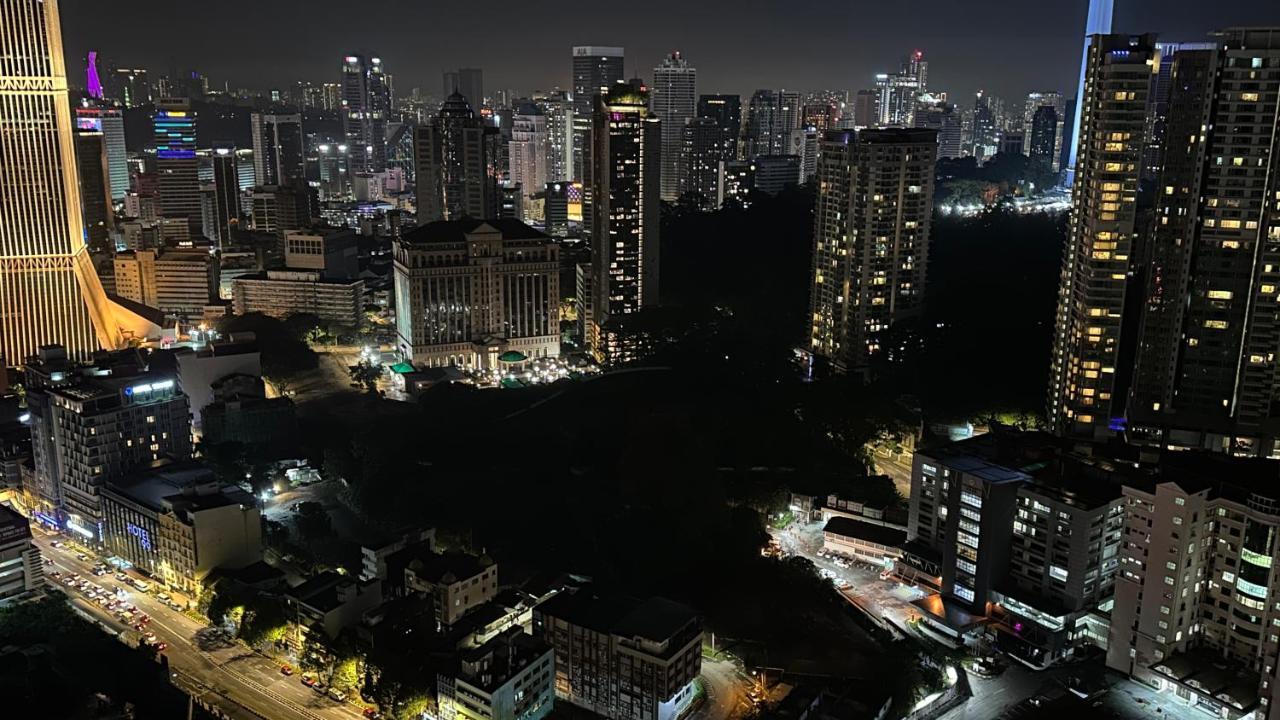 Skyline View In Bukit Bintang The Robertson 42F Apartman Kuala Lumpur Kültér fotó