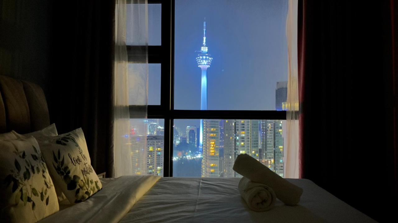 Skyline View In Bukit Bintang The Robertson 42F Apartman Kuala Lumpur Kültér fotó