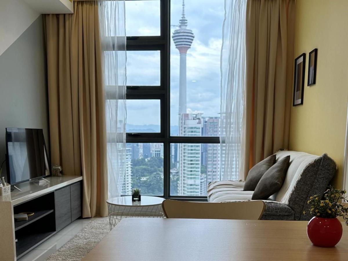 Skyline View In Bukit Bintang The Robertson 42F Apartman Kuala Lumpur Kültér fotó