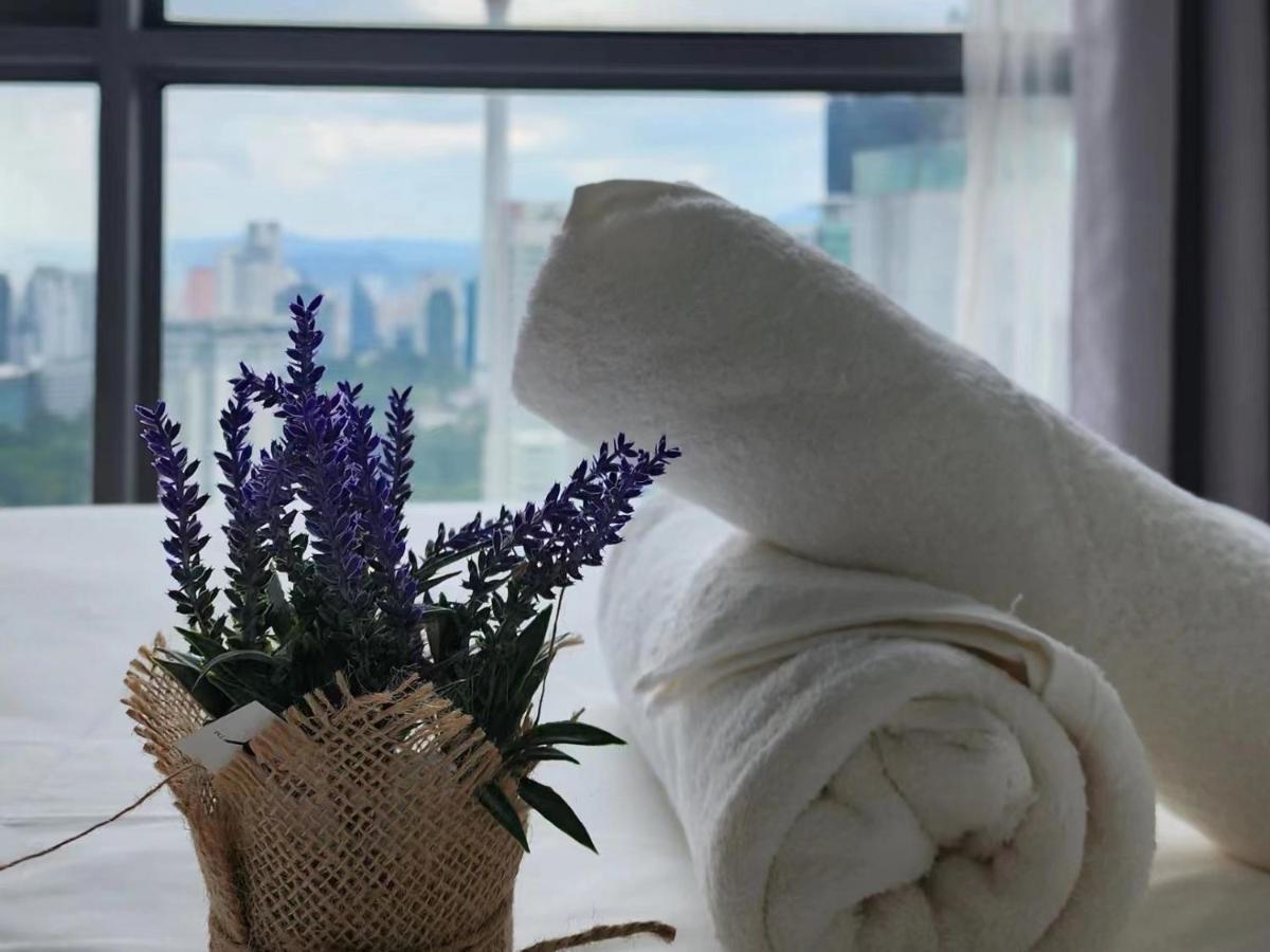 Skyline View In Bukit Bintang The Robertson 42F Apartman Kuala Lumpur Kültér fotó