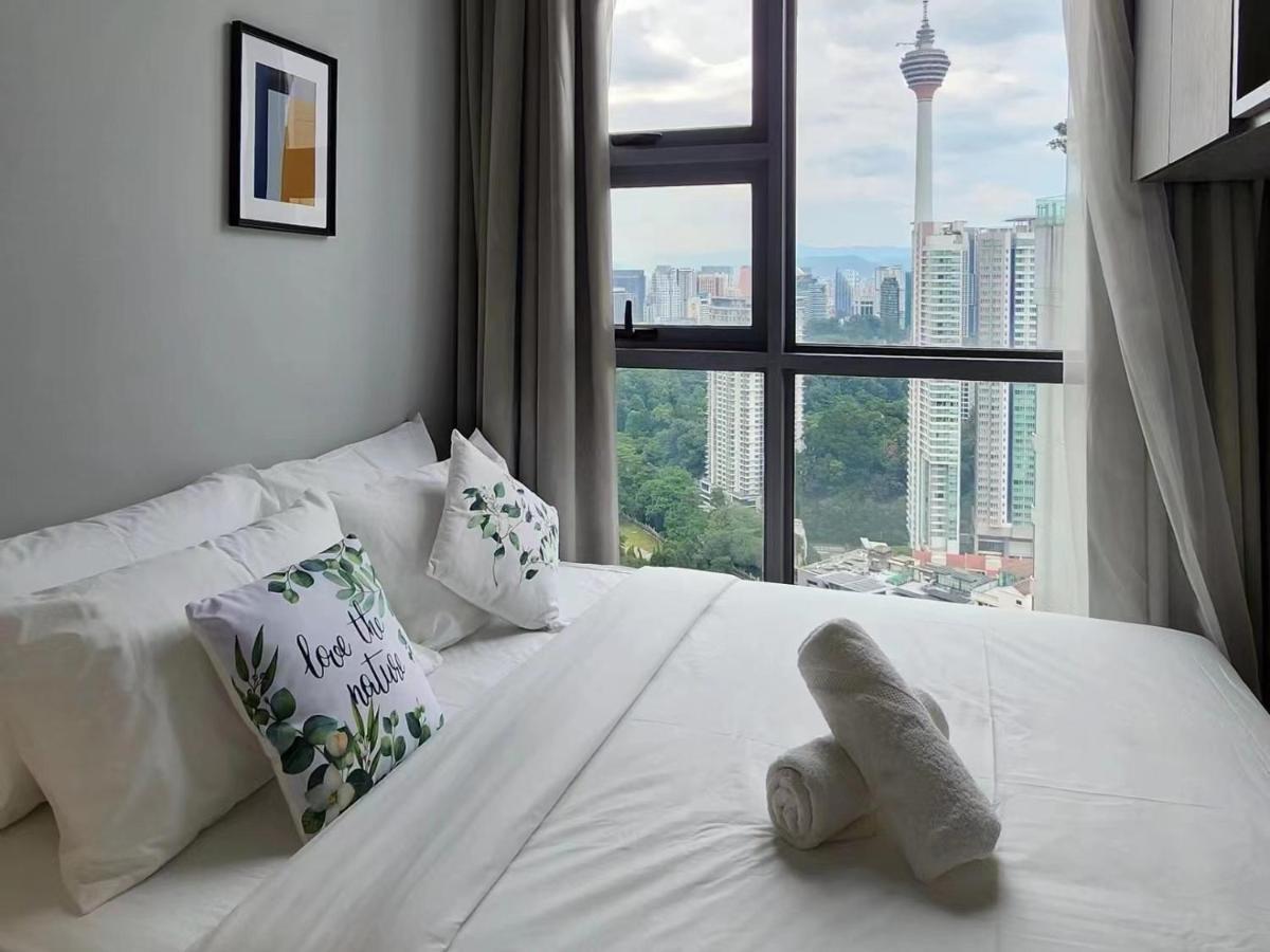 Skyline View In Bukit Bintang The Robertson 42F Apartman Kuala Lumpur Kültér fotó