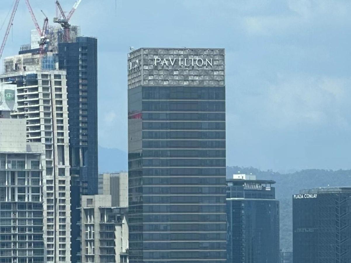 Skyline View In Bukit Bintang The Robertson 42F Apartman Kuala Lumpur Kültér fotó