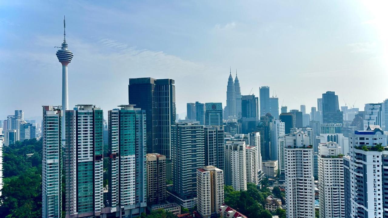 Skyline View In Bukit Bintang The Robertson 42F Apartman Kuala Lumpur Kültér fotó