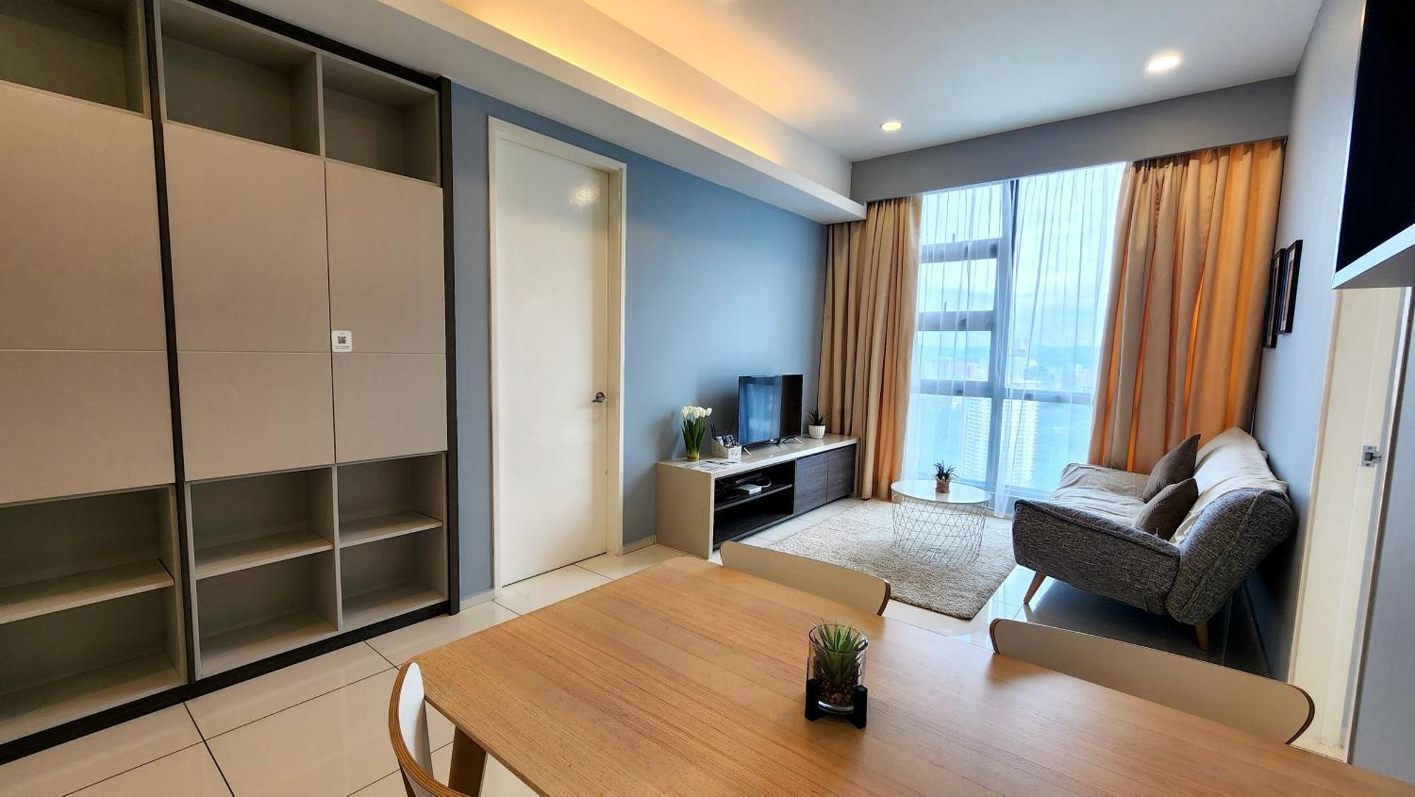 Skyline View In Bukit Bintang The Robertson 42F Apartman Kuala Lumpur Kültér fotó